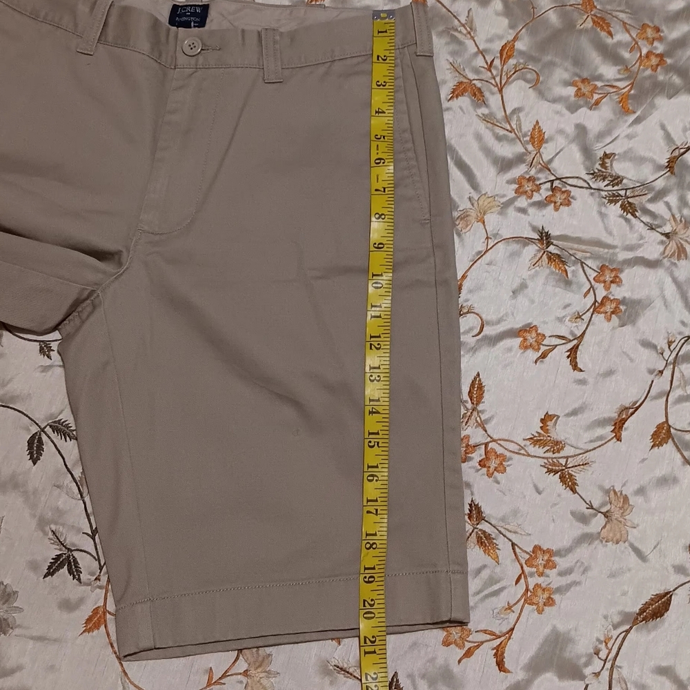 J. Crew Rivington Bundle(2) Shorts Sz33W Khaki/ Navy Blue Flat Front - Picture 11 of 14